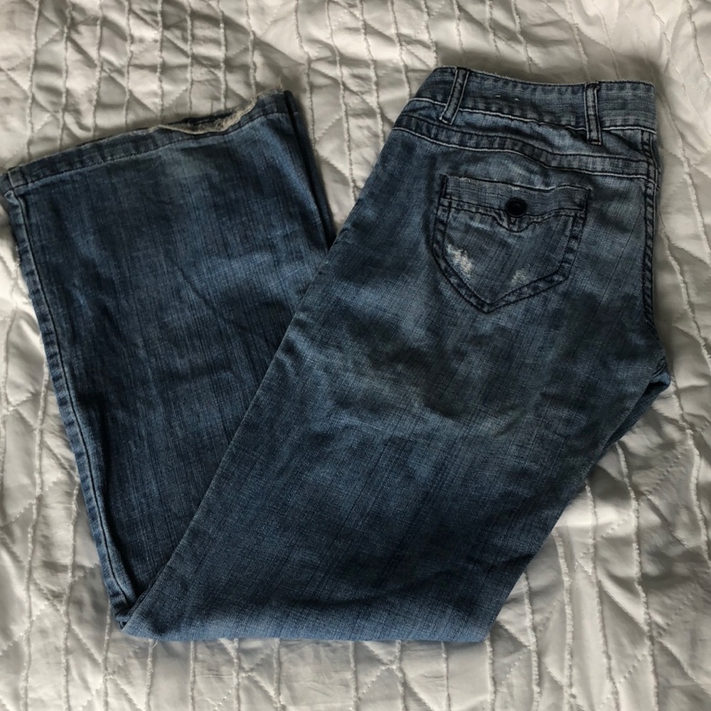 American Eagle Button Fly Jeans - image 1
